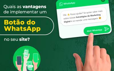 Quais as vantagens de implementar um botão de whatsapp no seu site?