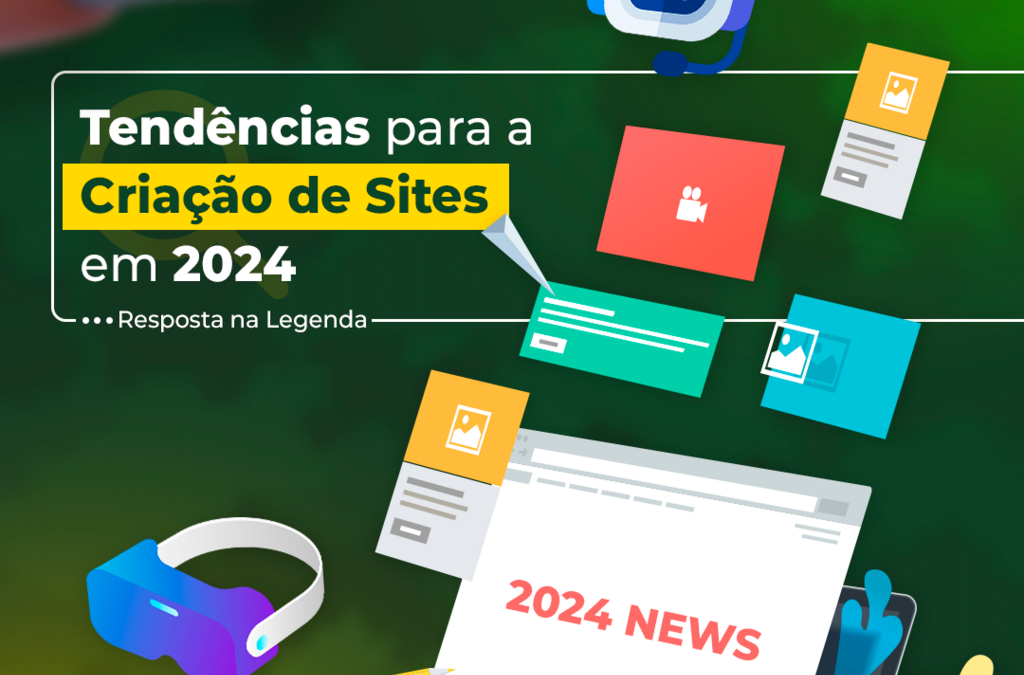 Tendências para a criação de sites em 2024